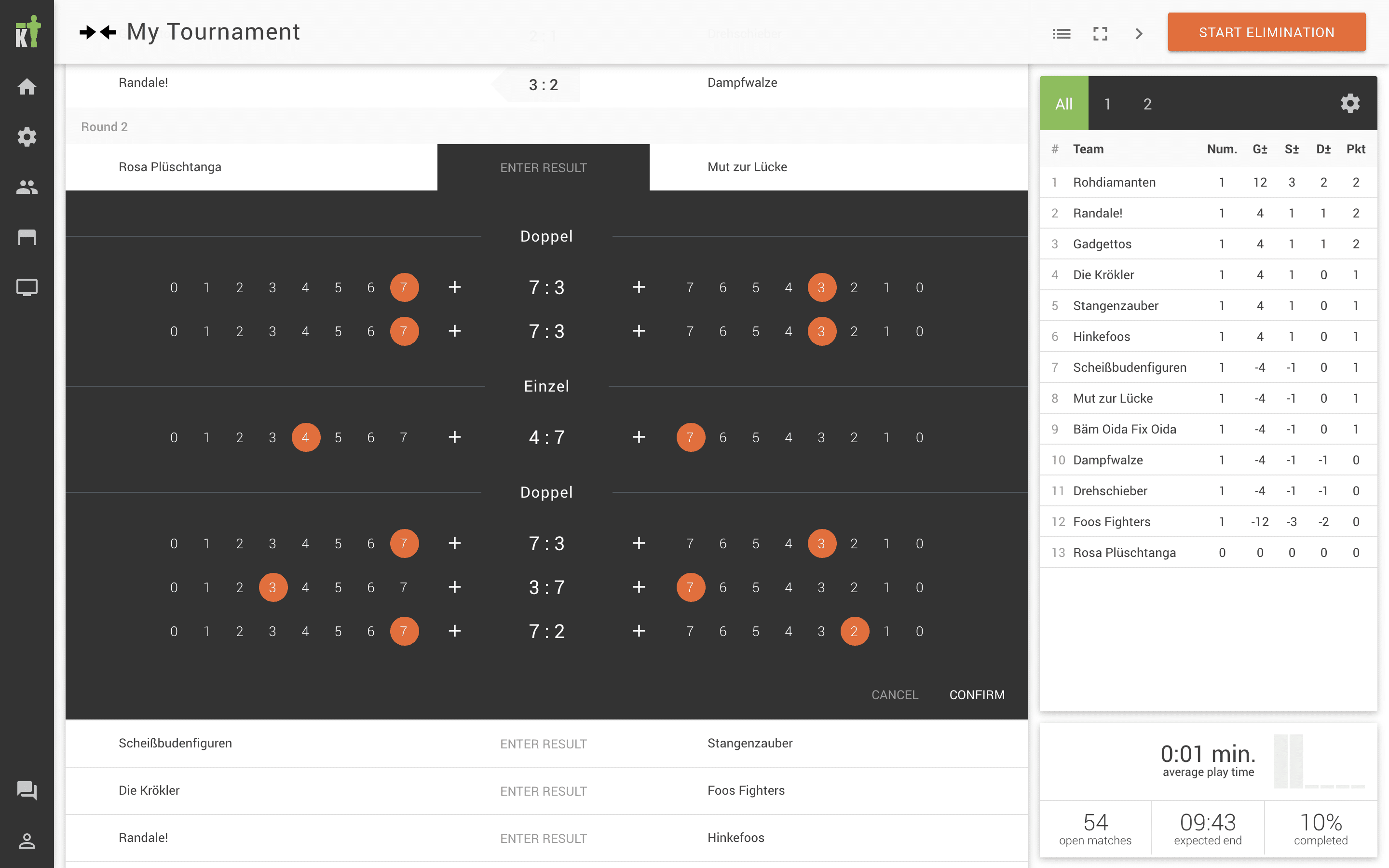 Basketball Tournament Software